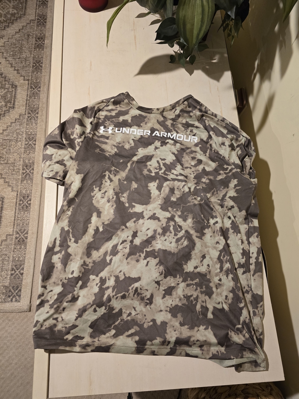 Under Armour Men’s Short Sleeve Camo Performance Tee - Gray/Olive